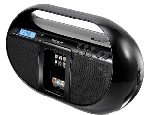Scott ISX60BK Portabel CD för iPod Scott ISX60BK Portabel CD för iPod