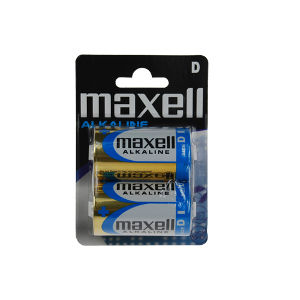 Maxell LR20 alkaliska 2-pack